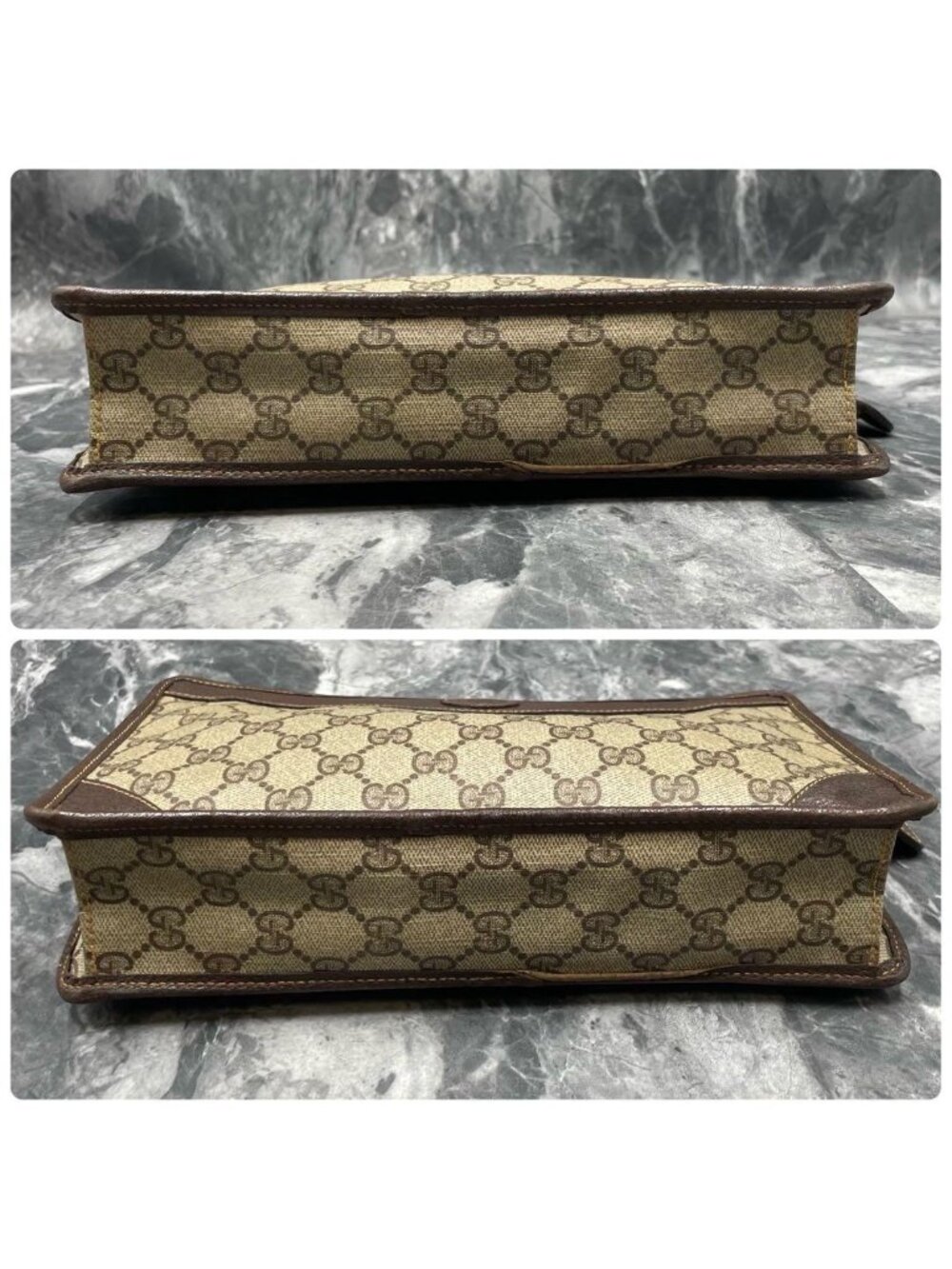 Gucci Clutch Second Brown Leather Logo - Picture 6 of 8
